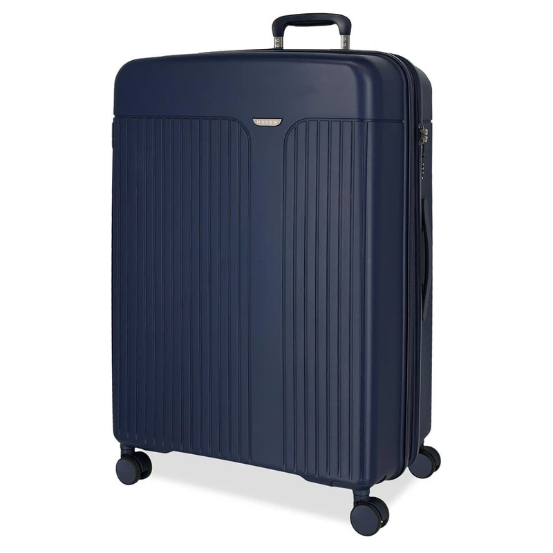 Movom Medium Blue Suitcase 49x68x27cm Rigid 3.85kg TSA Closure Polypropylene 3.85kg 72LExtensible, Blue, One Size, Medium Suitcase