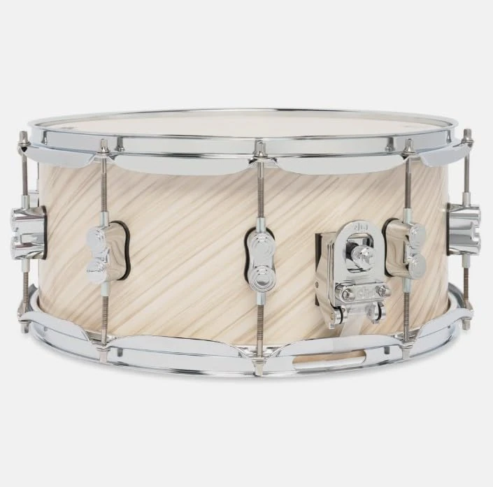 Pacific Drums Concept Maple Snare Drum, 14" x 6.5", Twisted Ivory