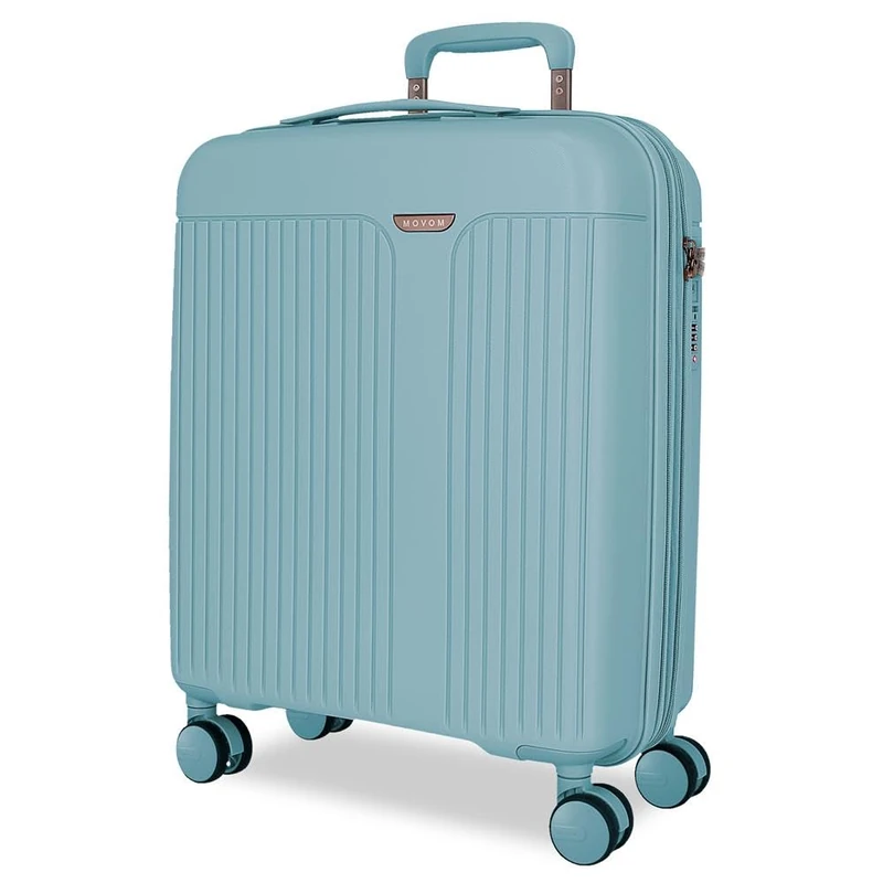 Movom Cabin Suitcase Blue 40 x 55 x 20 cm Rigid 2.8 kg TSA Closure Polypropylene 2.8 kg 44LExtensible Hand Luggage, Blue, One Size, Cabin Suitcase
