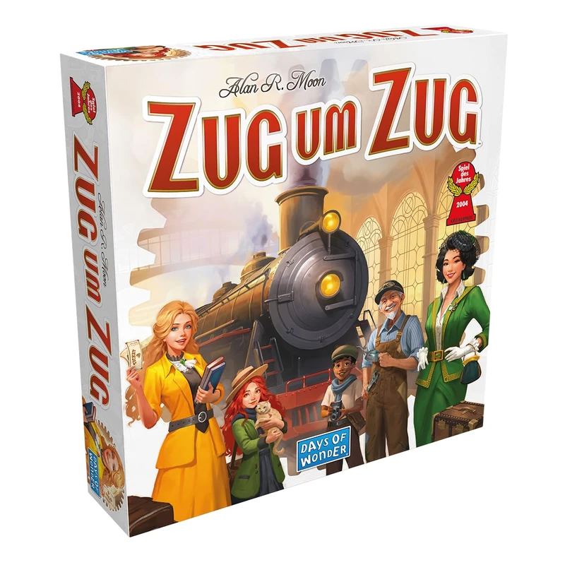 Days of Wonder, Ticket to Ride (Refresh), Family Game, 2-5 Players, 8+ Years, 30-60 Minutes, German - Image 1