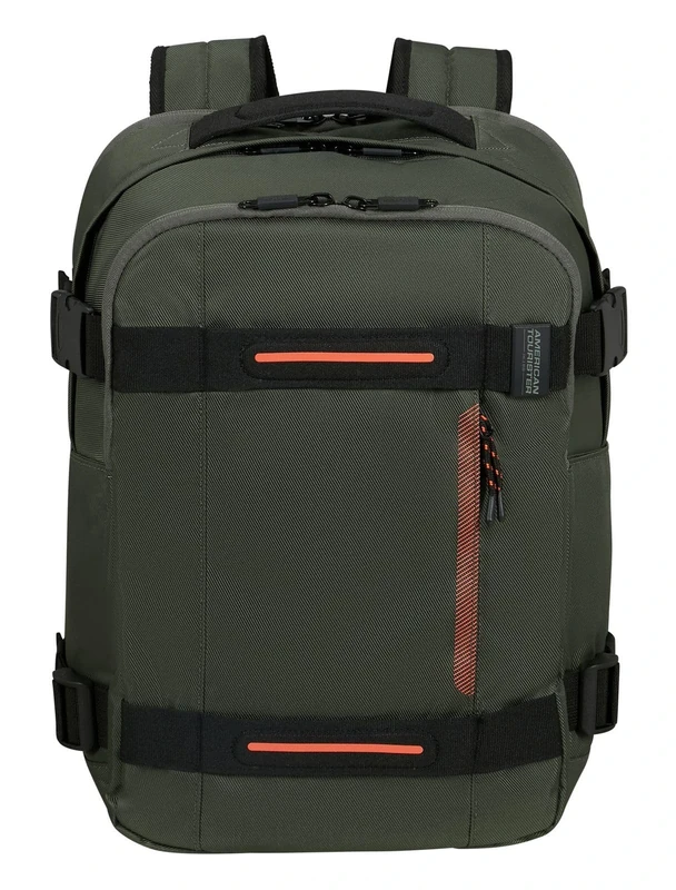 American Tourister Urban Track - Laptop Backpack 15.6" – 45 cm, 29 L - 3 Large Compartments - Large Capacity - Ergonomic - Padded Laptop Compartment - Asphalt Black