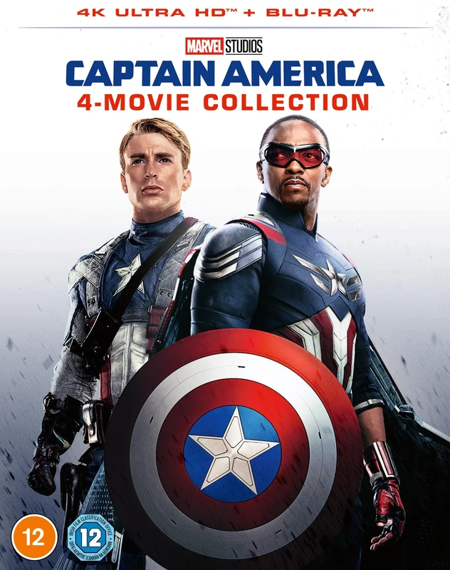 Marvel's Captain America 1-4 Collection UHD/BD [Blu-ray] [Region A & B & C]