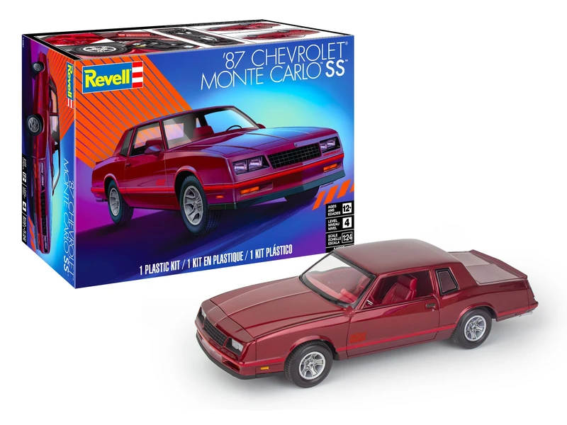 Revell Monogram 14587 - '87 Monte Carlo SS 1:24 Scale - Unbuilt/Unpainted Plastic Model Kit