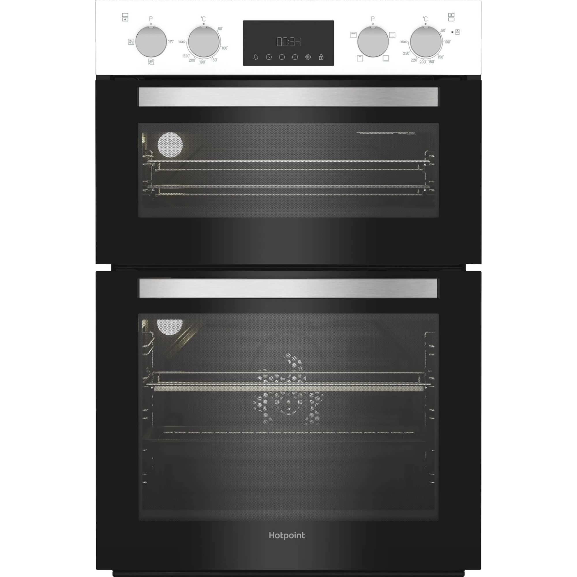 Hotpoint DIH 10D W Built-In Double Oven - White