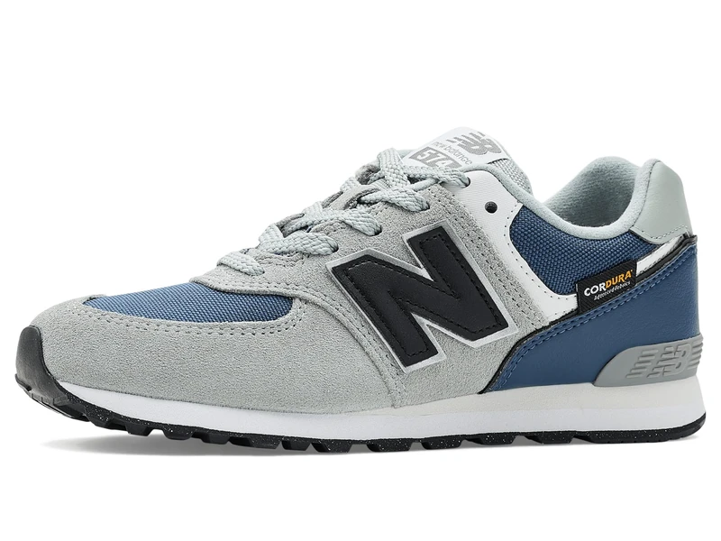 New Balance Unisex Kids 574 Sneaker, Lone Star Grey Vintage Indigo, 4.5 UK