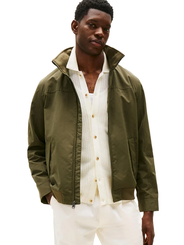 Tommy Hilfiger Men's Regatta Jacket, Army Green, XL
