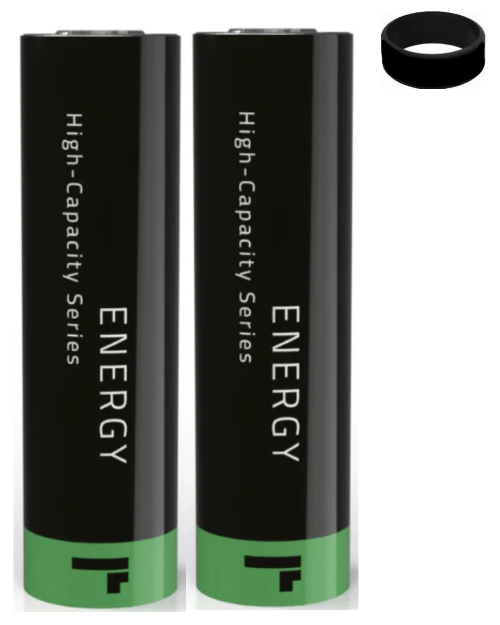 21700 Battery 4000mAh - Green Compatible With Fogstar Energy Works With Sub Ohm Kit No Nicotine (2 Pack)
