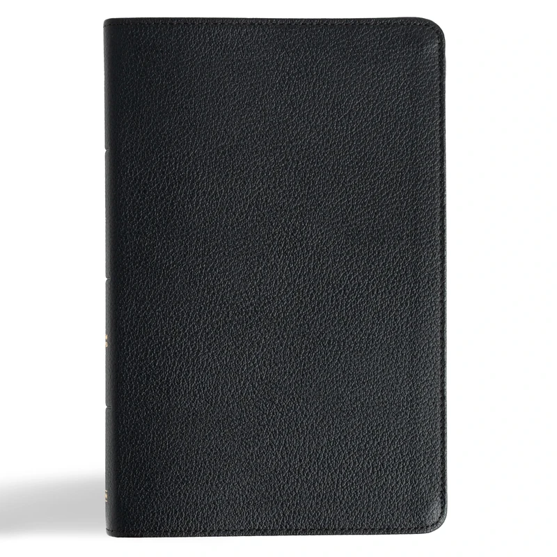 CSB Thinline Bible, Anglicised Edition, Black Leather