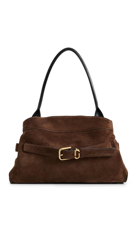 Marc Jacobs The Satchel Dark Brown - Leather Top-Handle Bag