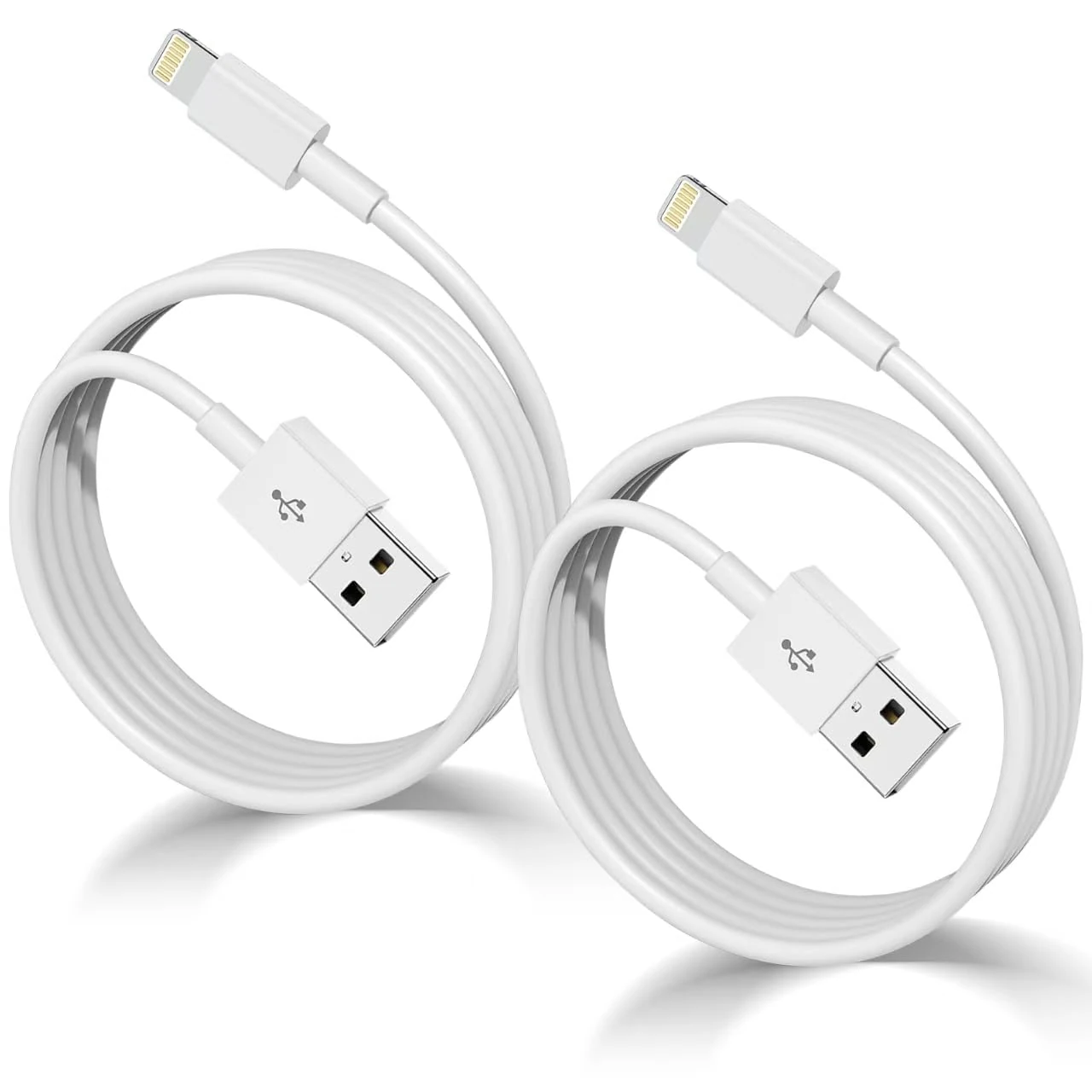 2 Pack 1.8M iPhone Charger Cable,Apple Charger Cable MFi Certified Fast Charging iPhone Cable Lead Long USB Lightning Cable for iPhone 14 13 12 11 Pro Max XS XR X 8 7 6 Plus iPad