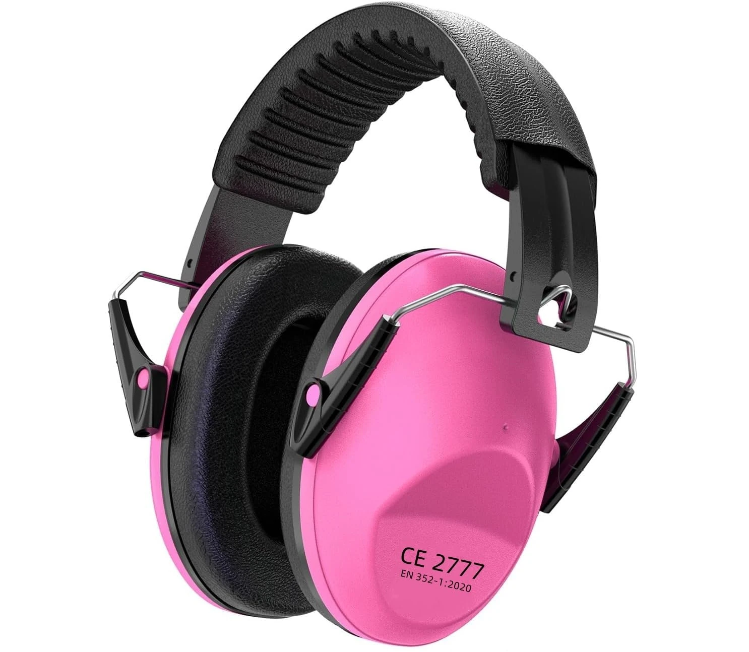 Ear Defenders Children 3-16 Years, SNR 26dB Noise Cancelling Headphones with adjustable Head Band, Safety Earmuffs Ear Protectors Noise Reduction Headphone for Kids, Boys, Girls & Toddlers(Pink)