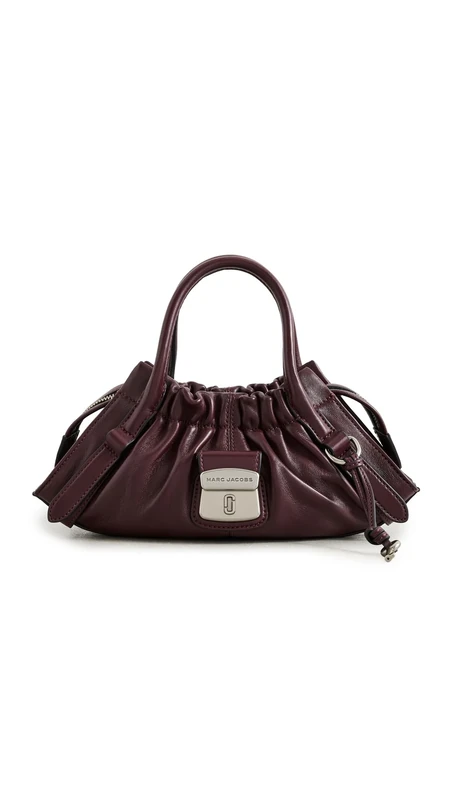 MARC JACOBS THE SMALL SATCHEL DARK PLUM