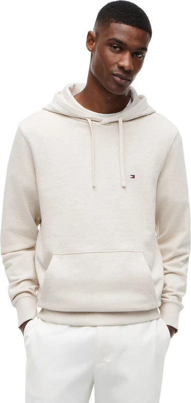 Tommy Hilfiger Men ESSENTIAL TERRY HOODY MW0MW37235 Pullover Hoodie, BEIGE, XXL