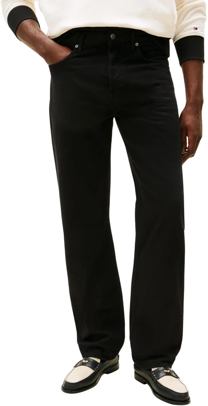 Tommy Hilfiger Men Regular Straight Dover RGD GMD MW0MW42810 Straight, Black, 29W / 32L