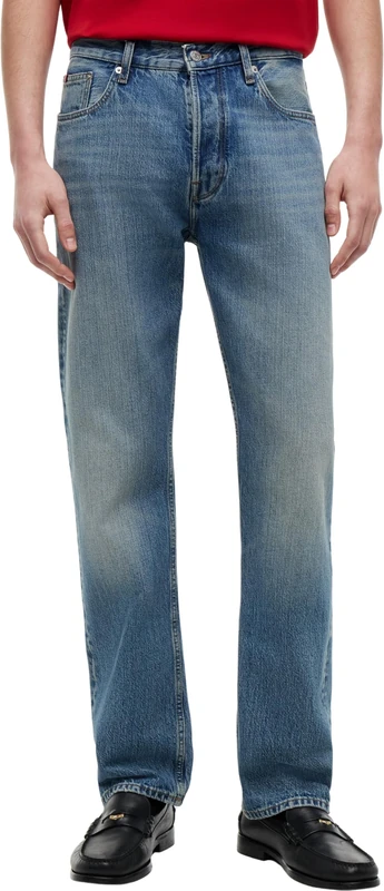 Tommy Hilfiger Men Regular Straight Dover Tye Blue MW0MW42806 Straight, Denim, 33W / 36L