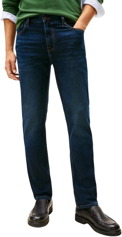 Tommy Hilfiger Men Straight Denton STR Jasper IND MW0MW41902 Straight, Denim, 34W / 36L