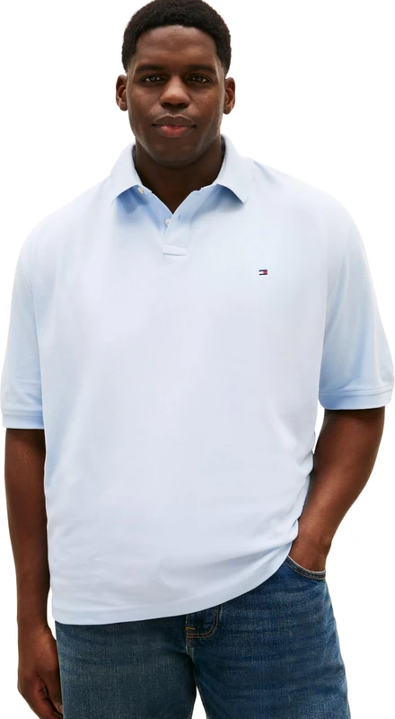 Tommy Hilfiger Men BT -1985 Regular Polo -B MW0MW43017 S/S Polo, Blue, XXL_Plus