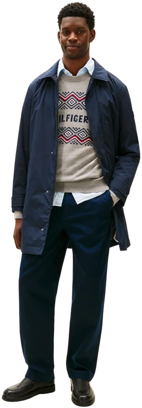 Tommy Hilfiger Men LW Packable Carcoat - Blue, XXL