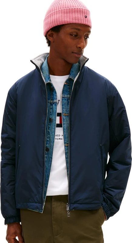 Tommy Hilfiger Men LW REVERSIBLE JACKET MW0MW41862 Other Jackets, BLUE, XXL