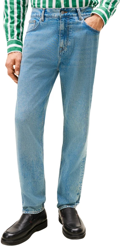 Tommy Hilfiger Men Tapered Harlem RGD ED Light Blue MW0MW41889 Tapered, Denim, 30W / 30L