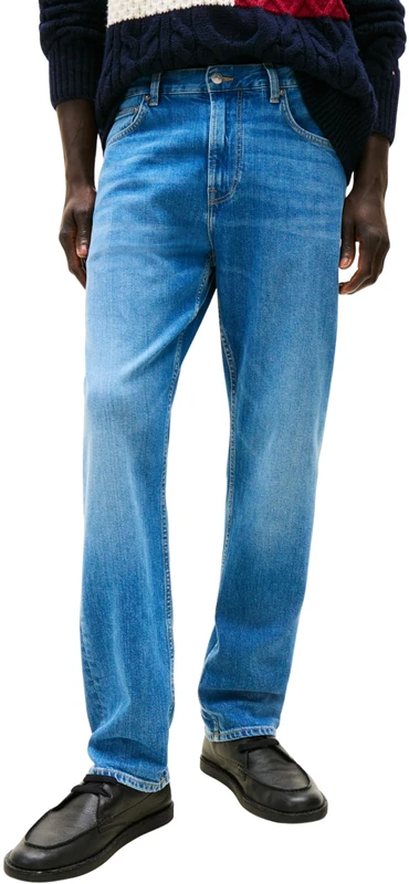 Tommy Hilfiger Men Regular Mercer ST WHILY Blue MW0MW41886 Other Jeans, Denim, 33W / 30L