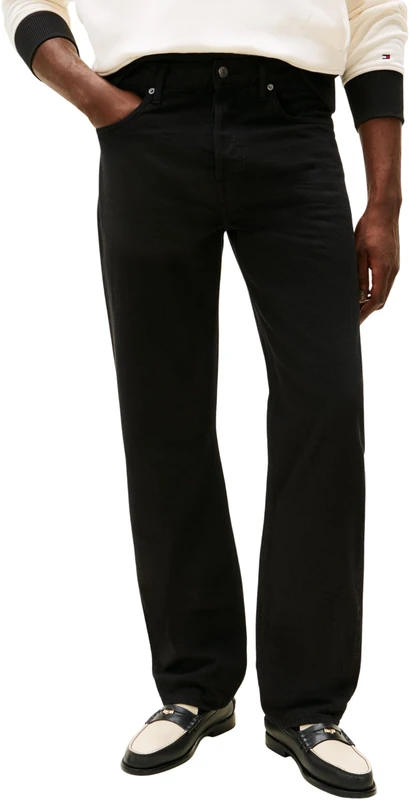 Tommy Hilfiger Men Regular Straight Dover RGD GMD MW0MW42810 Straight, Black, 32W / 32L