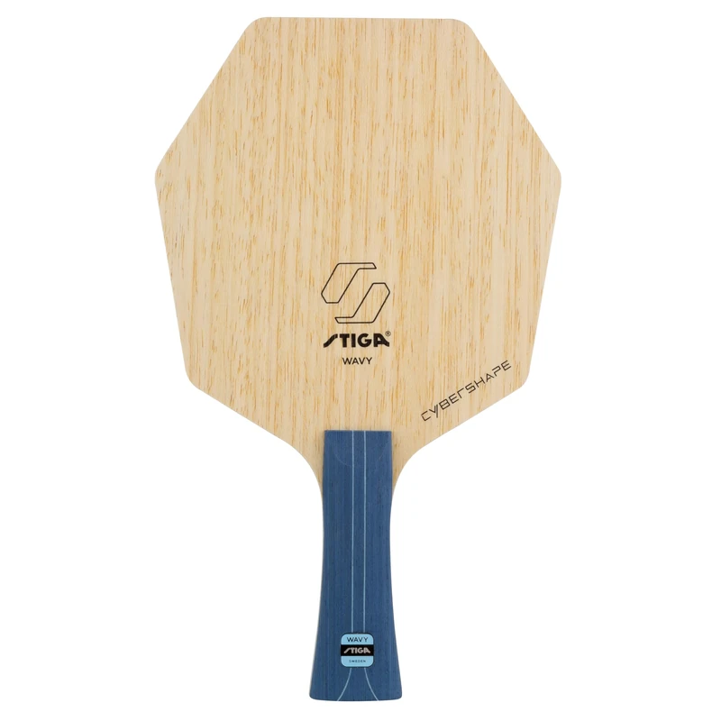 STIGA Wavy Ultra Fibre Cybershape Professional Table Tennis Blade with Master Grip – Extreme Speed & Precision, Enlarged Sweet Spot, Ultra Fibre Construction, For Offensive Players