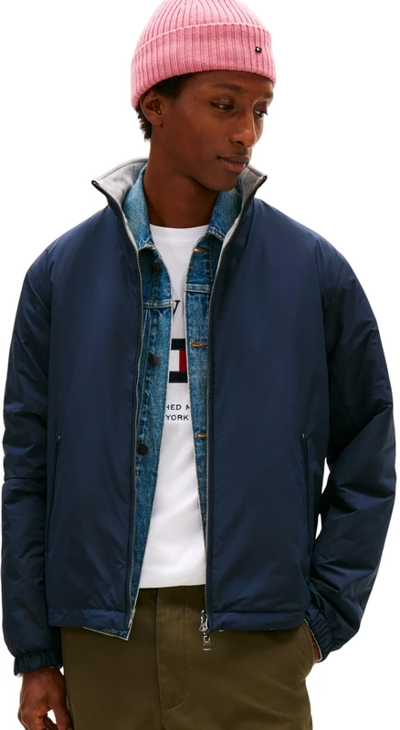 Tommy Hilfiger Men LW REVERSIBLE JACKET MW0MW41862 Other Jackets, BLUE, L