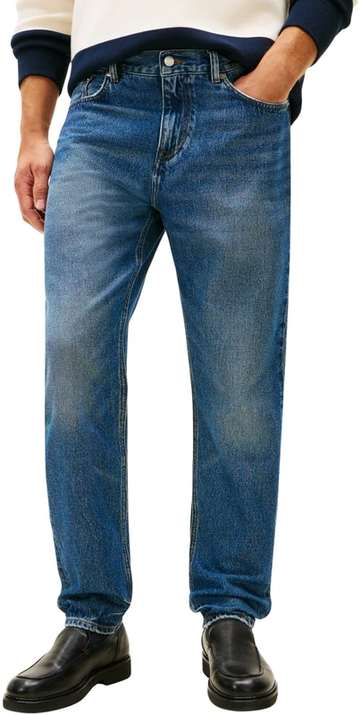 Tommy Hilfiger Men Tapered Harlem RGD Benny Blue MW0MW41890 Tapered, Denim, 28W / 32L