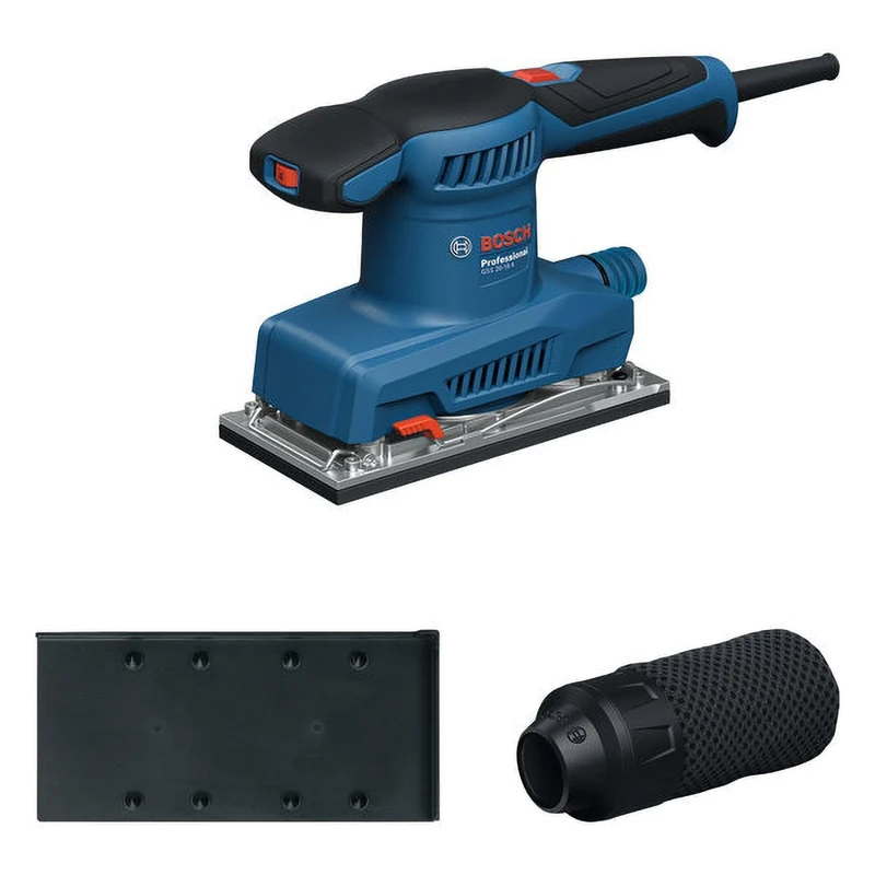 Bosch Professional GSS 20-18 A Corded Orbital Sander (with dust Bag, Perforation Plate)