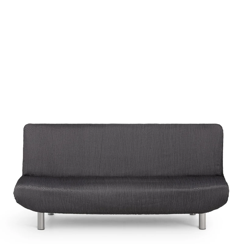 Eysa Luz Elastic Sofa Cover for Sofa Clic-Clac 3 Seater Anthracite