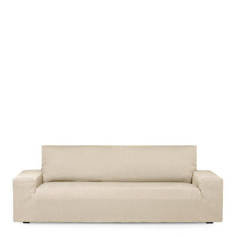 Eysa Luz Elastic Sofa Cover 4 Seater Ecru
