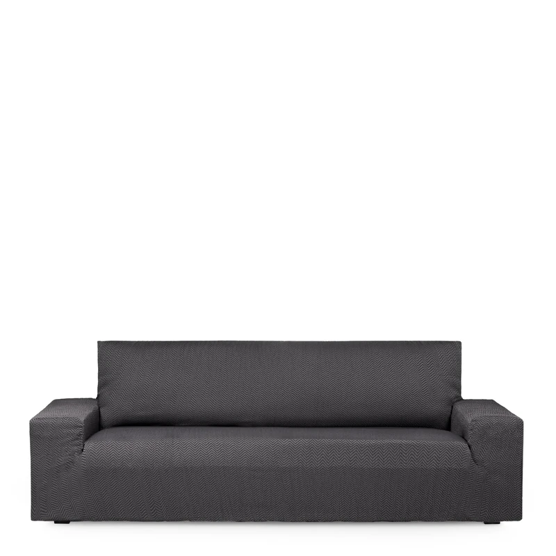 Eysa Luz Elastic Sofa Cover 4 Seater Anthracite