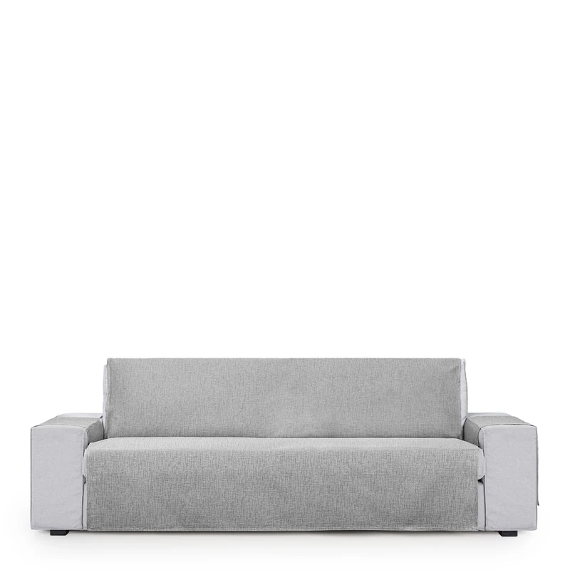 Eysa Genna Sofa Cover Practical Stain Resistant 2 Seater Light Grey