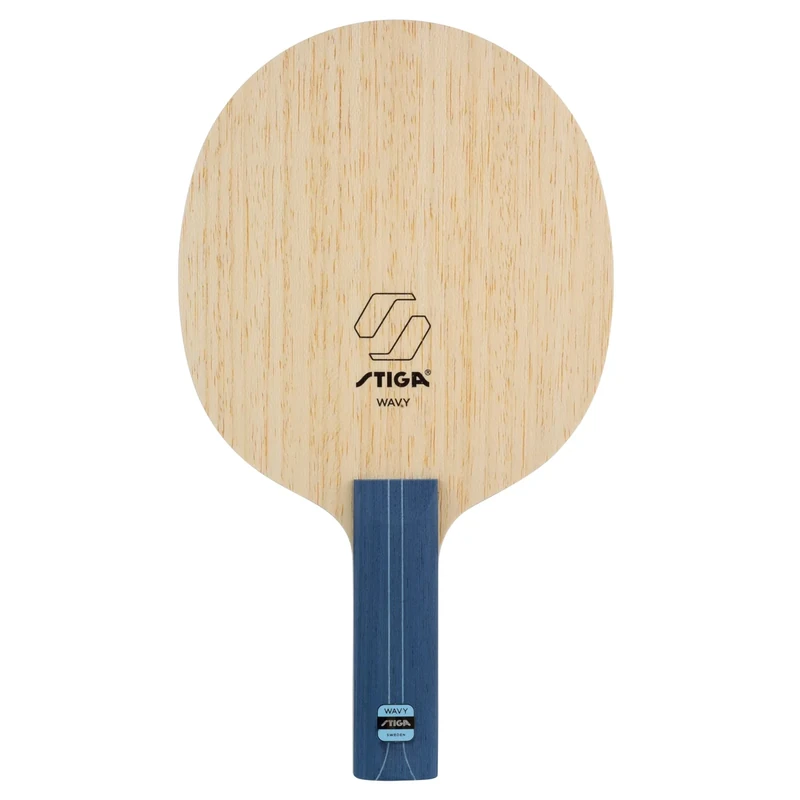 STIGA Wavy Ultra Fibre Professional Table Tennis Blade with Classic Grip – Lightning-Fast Speed & Precision, Ultra Fibre Construction for Reduced Vibration, Explosive Attacks, For Offensive Players