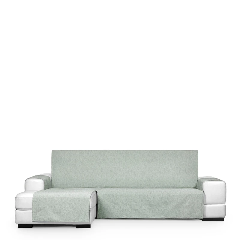 Eysa Genna Stain Resistant Sofa Cover for Chaise Longue Left Side Aquamarine Colour