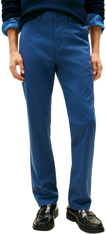 Tommy Hilfiger Men Denton Essential Twill MW0MW40262 Chino, Blue, 30W / 32L