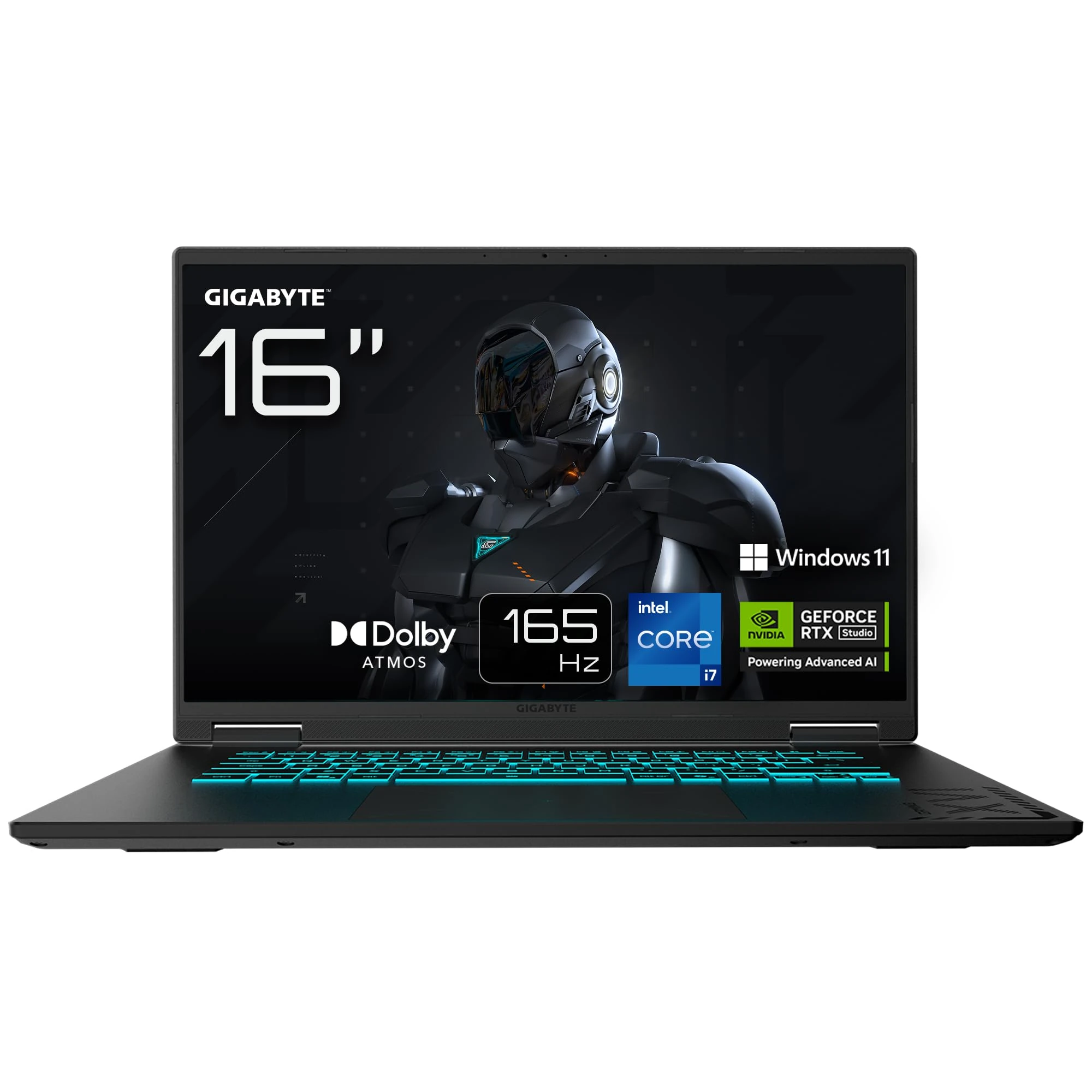 Gigabyte GAMING A16 CWH Gaming Laptop - 16.0“, 165Hz WUXGA, Intel core 7-13620H, NVIDIA RTX 5070, 16GB DDR5 5200MHz, 1 x Gen4 1TB SDD, Win 11 Home, 2 Year Warranty, GAMING A16 CWHI3UK894SH