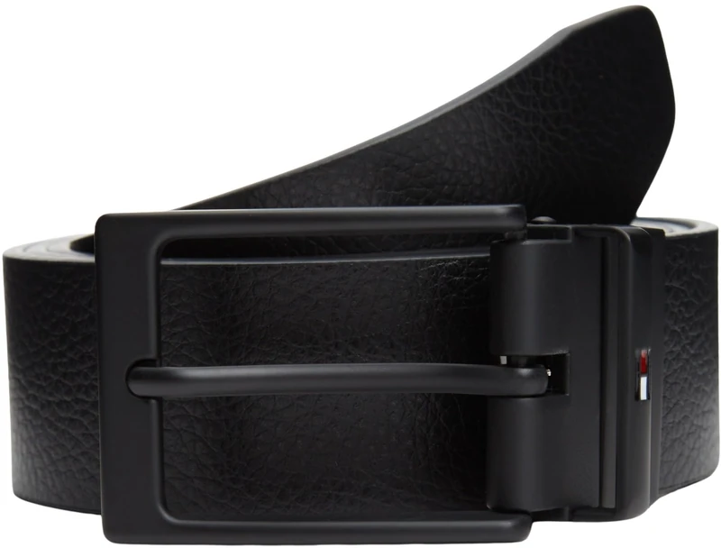 Tommy Hilfiger Men's LAYTON REV 3.5 AM0AM13957 Reversible Belt, BLACK, 90