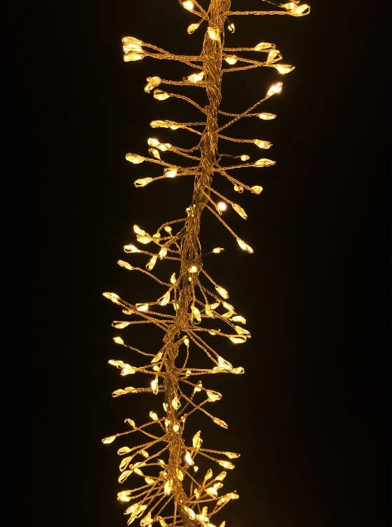 Brightium 3m LED Strip, 600 LEDs, Gold and Warm White, Ideal for Decoration, Ambient Lighting and Space Design. - Image 1