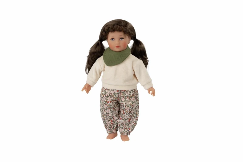 Käthe Kruse Lucky Child Sophia | Doll with hair to style | Made from Certified Materials | Play doll with Outfits | For 18 Months+