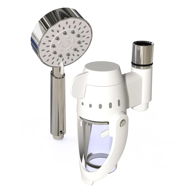 ShowerSpaah Bubble Showerhead Set - Innovative Mobility Shower Solution mixes Shower Gel Directly with Water, Fully controllable, fits Most Showers no Plumbing, Won Best Product at OT Show Nov 2024