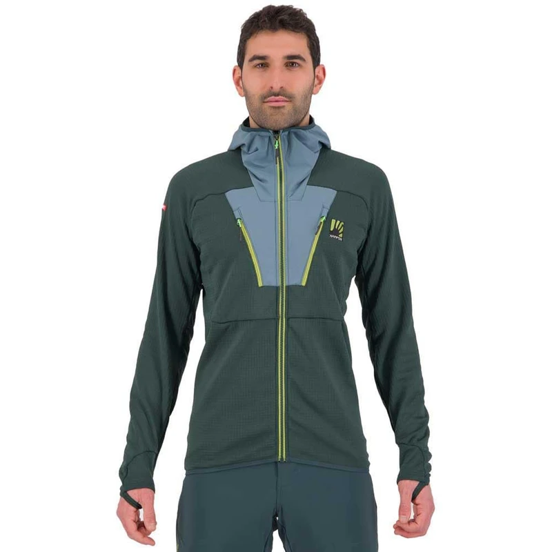 Karpos Highest Hoodie FL Forest/North Atlantic Man