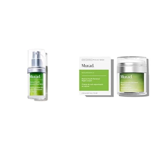 Murad Anti-Aging Retinol Set – Eye and Face Serum Duo for Youthful, Firm Skin