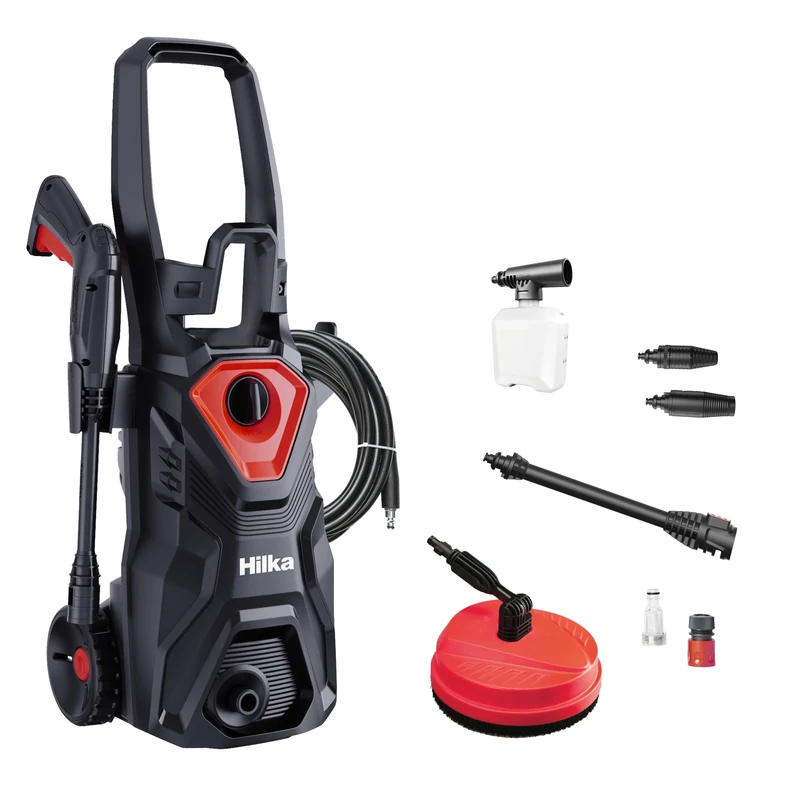 Hilka 91051600 1600W Pressure Washer with Patio Cleaner