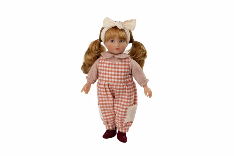 Käthe Kruse Lucky Child Ella | Doll with hair to style | Made from Certified Materials | Play doll with Outfits | For 18 Months+
