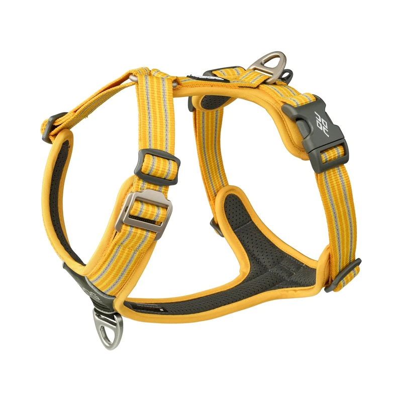 DOG Copenhagen Comfort Walk Air 3.0 Harness - Dog Harness - Adjustable, Reflective Harness - Stain and Water-Repellen, Lemon, XL