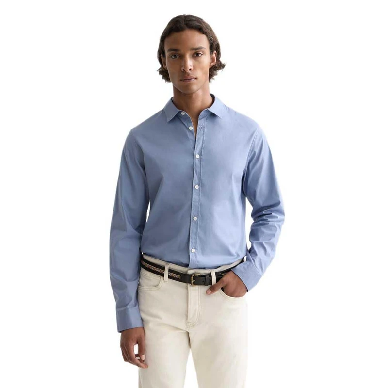 Scotch & Soda Men's Poplin Shirt, Infinity 410, XXL