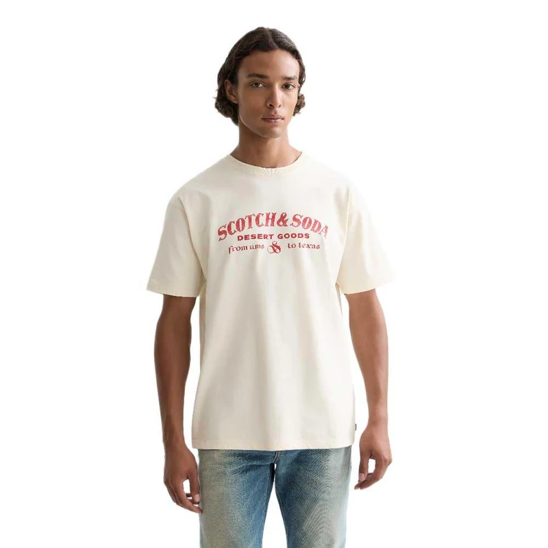 Scotch & Soda Front Artwork Relaxed-Fit T-Shirt