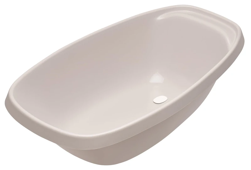 Orthex Bathtub 50 L with Plug | Grey | Baby Bath | BPA Free | 10-Year Guarantee | L90 x W47 x H24 cm